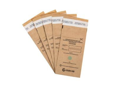 Крафт-пакеты для стерилизации (100шт/уп) Альянс Хим (100*200мм) коричневый в интернет-магазине ГК Эксперт