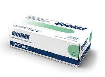 Перчатки нитриловые L NitriMax (100шт/уп) зеленый в интернет-магазине ГК Эксперт