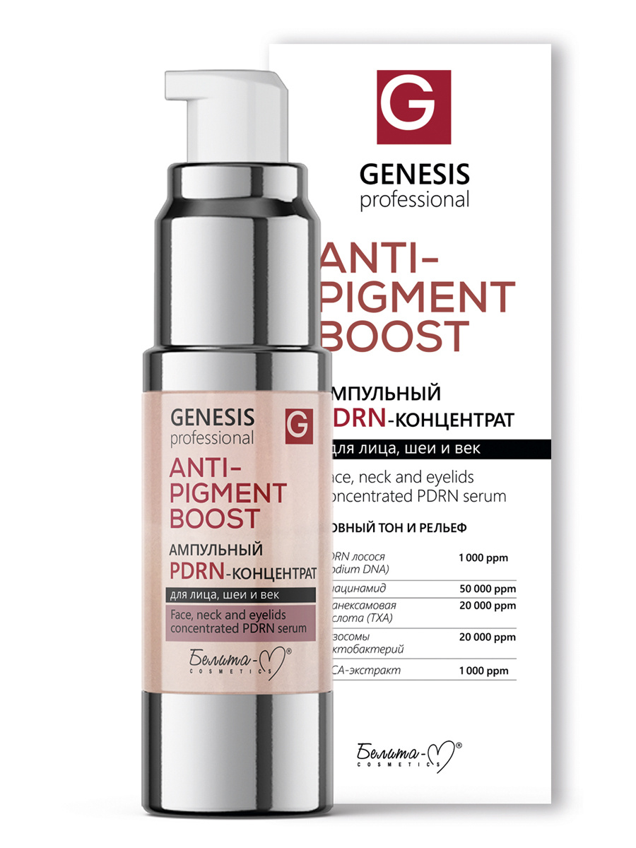 Ампульный PDRN-концентрат для лица, шеи и век ANTI-PIGMENT BOOST 30 г в интернет-магазине ГК Эксперт