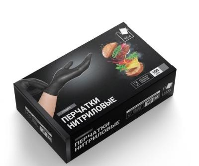 Перчатки нитриловые M ADM (100шт/уп) Стандарт+ черный в интернет-магазине ГК Эксперт