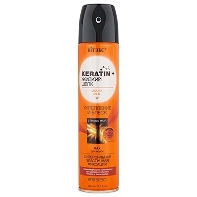 Keratin+жидкий шелк ЛАК ДЛЯ ВОЛОС ВОССТАНОВЛЕНИЕ И ЗЕРКАЛЬНЫЙ БЛЕСК в интернет-магазине ГК Эксперт