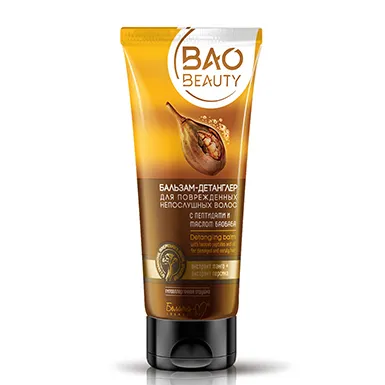 Бальзам-детанглер для поврежденных непослушных волос с пептидами и маслом баобаба 200 г в интернет-магазине ГК Эксперт