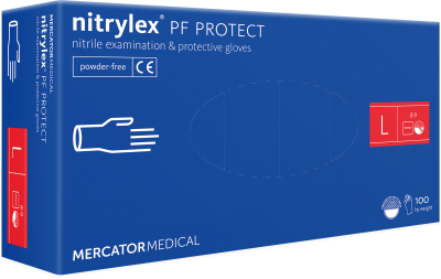 Перчатки нитриловые L Nitrylex (100шт/уп) PF PROTECT в интернет-магазине ГК Эксперт