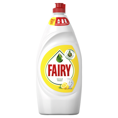 Средство для мытья посуды (900мл) Fairy Сочный Лимон в интернет-магазине ГК Эксперт