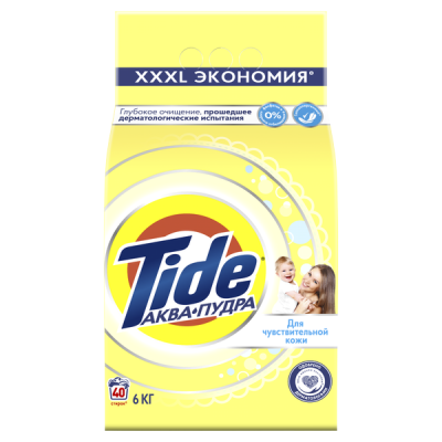 Стиральный порошок (6,0кг) Tide Для чувствительной кожи Color автомат  в интернет-магазине ГК Эксперт