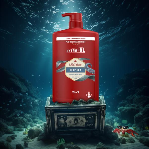Мужской гель для душа + шампунь 3 в 1 (1000мл) Old Spice Deep Sea в интернет-магазине ГК Эксперт