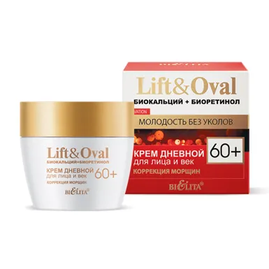 Крем дневной для лица и век "Коррекция морщин" Lift&Oval 60+ в интернет-магазине ГК Эксперт