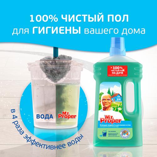 Средство для мытья полов и стен (1000мл) Mr.Proper Горный ручей и прохлада в интернет-магазине ГК Эксперт