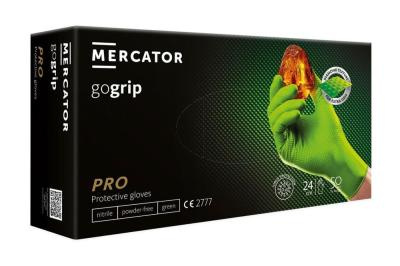 Перчатки нитриловые XL Mercator (50шт/уп) GoGrip защитные зеленый в интернет-магазине ГК Эксперт