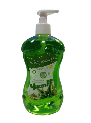 Мыло жидкое (500мл) ЧистоFF с экстрактом Зеленого Чая (дозатор) в интернет-магазине ГК Эксперт