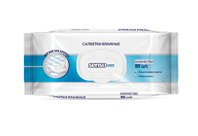 Салфетки влажные (80шт/уп) Senso MED Extra Large в интернет-магазине ГК Эксперт