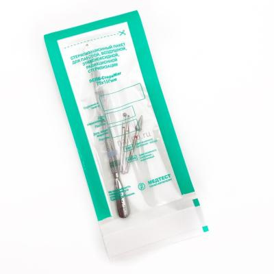 Пакеты комбинированные для стерилизации (100шт/уп) МЕДТЕСТ ПБСП-СтериМаг (75*150мм) зелёный в интернет-магазине ГК Эксперт