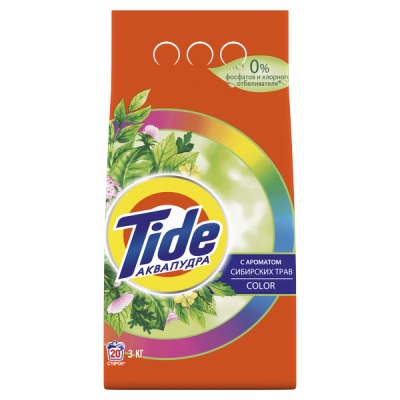 Стиральный порошок (3,0кг) Tide Сибирские Травы Color автомат  в интернет-магазине ГК Эксперт