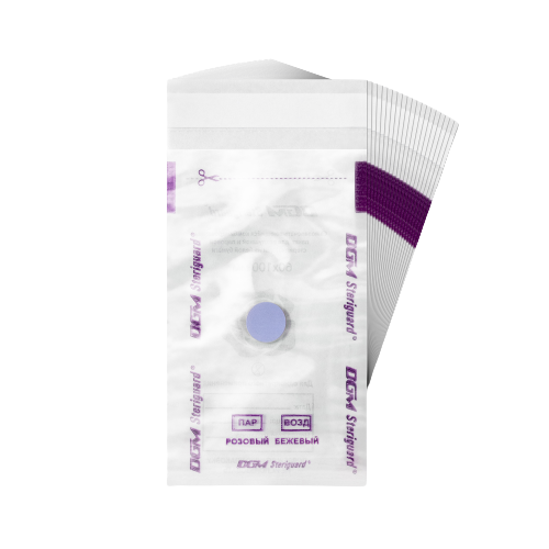 Пакеты комбинированные для стерилизации (100шт/уп) DGM Steriguard МедиТрейд (60*100мм) фиолетовый в интернет-магазине ГК Эксперт