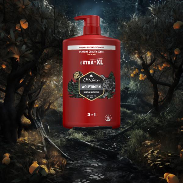 Мужской гель для душа + шампунь 3 в 1 (1000мл) Old Spice Wolfthorn в интернет-магазине ГК Эксперт