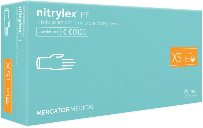 Перчатки нитриловые XS Nitrylex (100шт/уп) PF зеленый в интернет-магазине ГК Эксперт