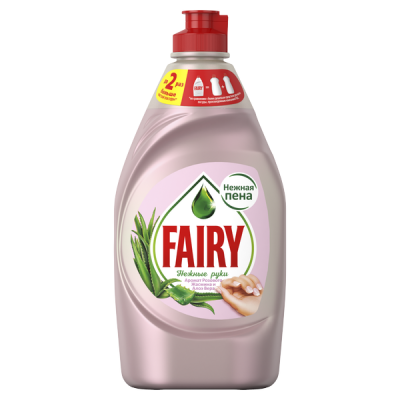 Средство для мытья посуды (450мл) Fairy Нежные руки Розовый жасмин и Алоэ Вера  в интернет-магазине ГК Эксперт
