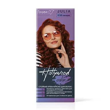 Краска для волос Hollywood color тон Julia №8.63 темно-медный в интернет-магазине ГК Эксперт