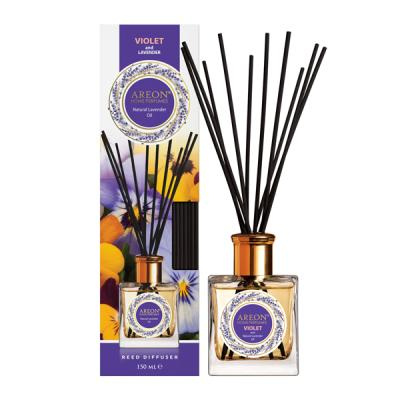 Аромадиффузор AREON HOME Perfume Sticks Nature Oil (150мл) Violet & Lavender Oil в интернет-магазине ГК Эксперт