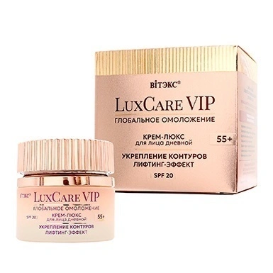 LuxCare VIP глобальное омоложение КРЕМ-ЛЮКС 55+ дневной для лица УКРЕПЛЕНИЕ КОНТУРОВ, ЛИФТИНГ-ЭФФЕКТ в интернет-магазине ГК Эксперт
