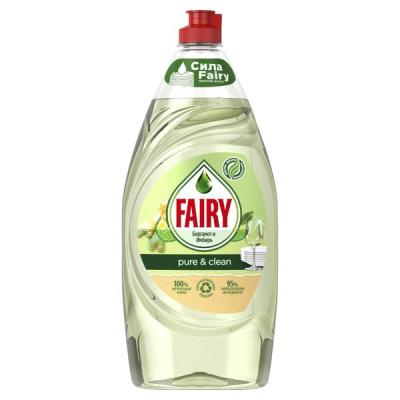 Средство для мытья посуды (900мл) Fairy Pure&Clean Бергамот и Имбирь в интернет-магазине ГК Эксперт