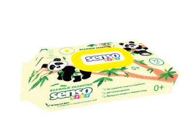 Салфетки влажные для детей (72шт/уп) Senso Baby (Панда) в интернет-магазине ГК Эксперт