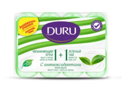 Крем-мыло (4*80г) DURU 1+1 Зеленый чай (э/пак) в интернет-магазине ГК Эксперт