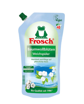 Концентрированный ополаскиватель для белья (1000мл) FROSCH Цветы Хлопка в интернет-магазине ГК Эксперт