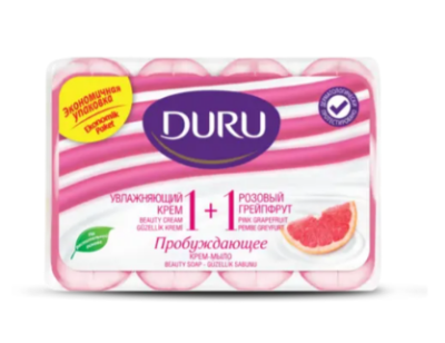 Крем-мыло (4*80г) DURU 1+1 Розовый грейпфрут (э/пак) в интернет-магазине ГК Эксперт