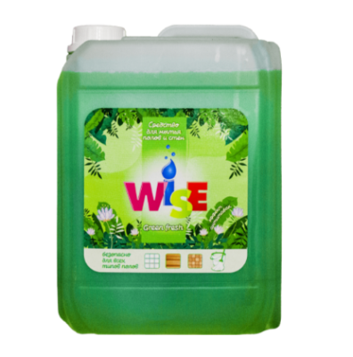 Средство для мытья полов и стен (5000мл) WISE Green fresh в интернет-магазине ГК Эксперт