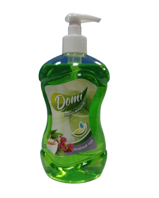 Мыло жидкое (500мл) DOMI с экстрактом Зеленого Чая (дозатор) в интернет-магазине ГК Эксперт