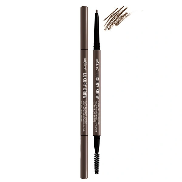 Карандаш для бровей ультратонкий механический LUXURY Brow тон 600 dark brown в интернет-магазине ГК Эксперт