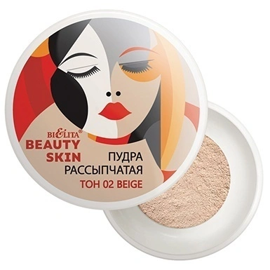 Пудра рассыпчатая Beauty Skin, тон 02 beige в интернет-магазине ГК Эксперт