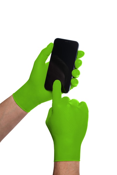 Перчатки нитриловые L Mercator (50шт/уп) GoGrip защитные зеленый в интернет-магазине ГК Эксперт