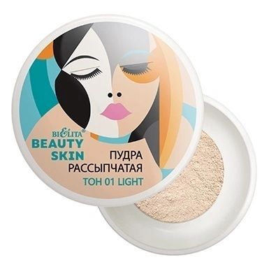 Пудра рассыпчатая Beauty Skin, тон 01 light в интернет-магазине ГК Эксперт