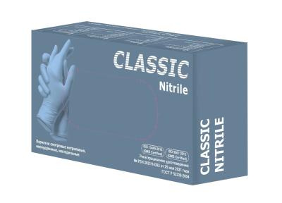 Перчатки нитриловые S MATRIX (100шт/уп) ZP Classic голубой в интернет-магазине ГК Эксперт