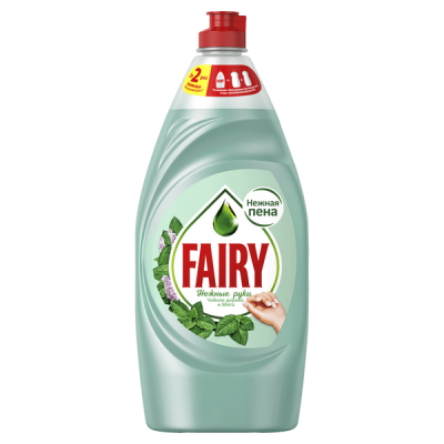 Средство для мытья посуды (900мл) Fairy Нежные руки Чайное дерево и Мята в интернет-магазине ГК Эксперт
