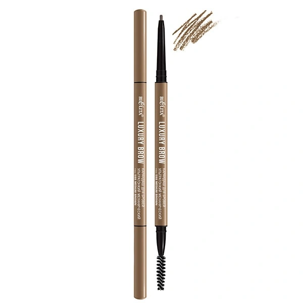 Карандаш для бровей ультратонкий механический LUXURY Brow тон 598 medium brown в интернет-магазине ГК Эксперт