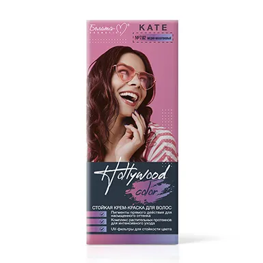 Краска для волос Hollywood color тон Kate №7.62 медно-махагоновый в интернет-магазине ГК Эксперт