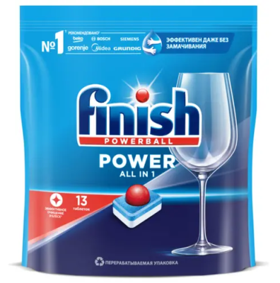 Мультифункциональные таблетки для посудомоечной машины (13шт) FINISH All in 1 Max в интернет-магазине ГК Эксперт