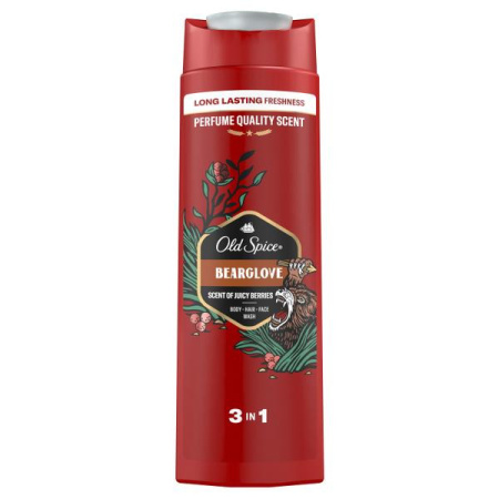 Мужской гель для душа + шампунь 3 в 1 (400мл) Old Spice Bearglove в интернет-магазине ГК Эксперт