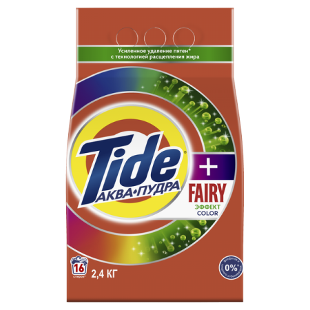 Стиральный порошок (2,4кг) Tide Fairy Эффект Color автомат  в интернет-магазине ГК Эксперт