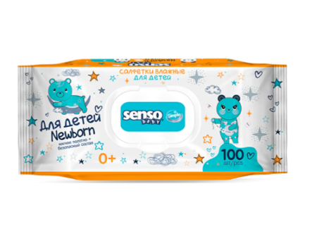 Салфетки влажные для детей (100шт/уп) Senso Baby Simple в интернет-магазине ГК Эксперт