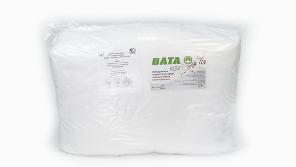 Вата гигроскопическая хирургическая хлопковая нестерильная (1000г) МЕДВАТФАРМ в интернет-магазине ГК Эксперт