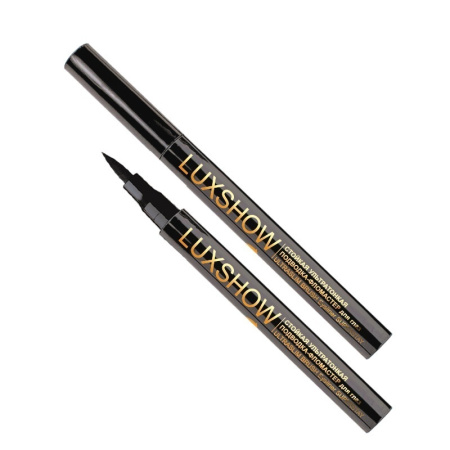 LUXSHOW Стойкая Ультратонкая подводка-фломастер для глаз цвет ЧЕРНЫЙ насыщенный в интернет-магазине ГК Эксперт