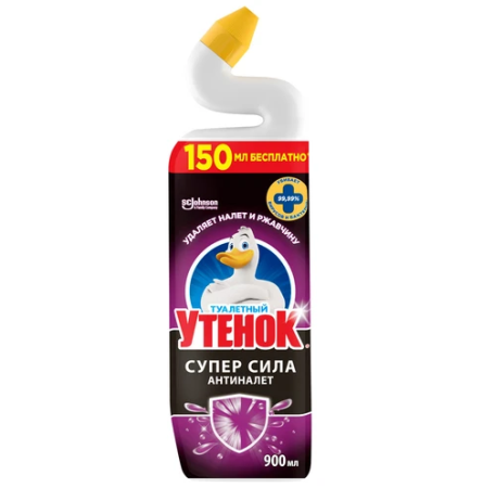 Чистящее средство для унитазов (900мл) Туалетный Утенок Антиналет в интернет-магазине ГК Эксперт