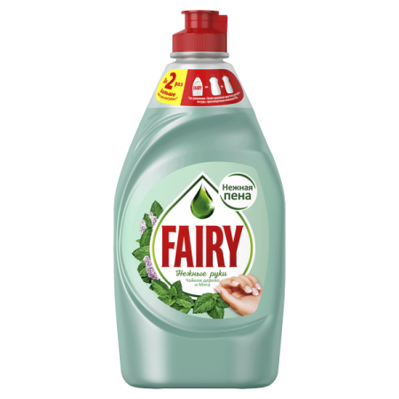 Средство для мытья посуды (450мл) Fairy Нежные руки Чайное дерево и Мята в интернет-магазине ГК Эксперт