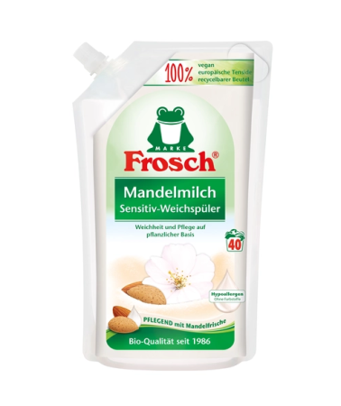 Концентрированный ополаскиватель для белья (1000мл) FROSCH Миндальное молочко в интернет-магазине ГК Эксперт