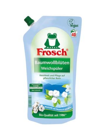 Концентрированный ополаскиватель для белья (1000мл) FROSCH Цветы Хлопка в интернет-магазине ГК Эксперт