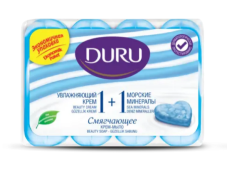 Крем-мыло (4*80г) DURU 1+1 морские минералы (э/пак) в интернет-магазине ГК Эксперт